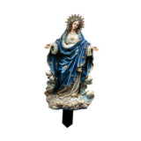 Maxbell Blessed Mary Statue Landscape Ornament for Outdoor Micro Landscape Flowerpot