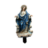 Maxbell Blessed Mary Statue Landscape Ornament for Outdoor Micro Landscape Flowerpot