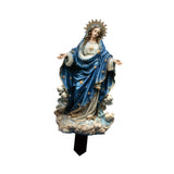 Maxbell Blessed Mary Statue Landscape Ornament for Outdoor Micro Landscape Flowerpot
