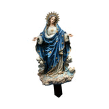 Maxbell Blessed Mary Statue Landscape Ornament for Outdoor Micro Landscape Flowerpot