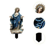 Maxbell Blessed Mary Statue Landscape Ornament for Outdoor Micro Landscape Flowerpot