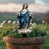 Maxbell Blessed Mary Statue Landscape Ornament for Outdoor Micro Landscape Flowerpot