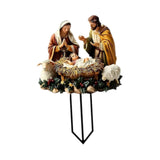 Maxbell Jesus Birth Yard Signs Decor Garden Yard Stake for Yard Landscape Lawn Decoration