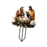 Maxbell Jesus Birth Yard Signs Decor Garden Yard Stake for Yard Landscape Lawn Decoration