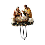 Maxbell Jesus Birth Yard Signs Decor Garden Yard Stake for Yard Landscape Lawn Decoration