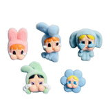 Maxbell 5Pcs Cute Mini Doll Figures Unique Gift Ornament for Girls Boys Adults Women Style A