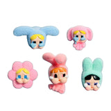 Maxbell 5Pcs Cute Mini Doll Figures Unique Gift Ornament for Girls Boys Adults Women Style B