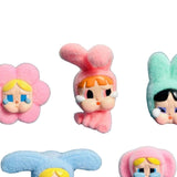 Maxbell 5Pcs Cute Mini Doll Figures Unique Gift Ornament for Girls Boys Adults Women Style B