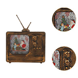 Maxbell Christmas Musical Box Retro Crafts Night Light for Gifts Bookshelf Christmas style  C