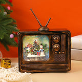 Maxbell LED Christmas TV Music Box Christmas Decoration for Birthday Gifts Bookshelf