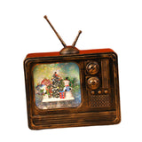 Maxbell LED Christmas TV Music Box Christmas Decoration for Birthday Gifts Bookshelf