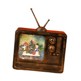 Maxbell LED Christmas TV Music Box Christmas Decoration for Birthday Gifts Bookshelf