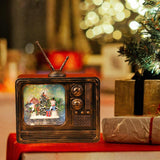 Maxbell LED Christmas TV Music Box Christmas Decoration for Birthday Gifts Bookshelf