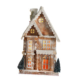 Maxbell Small Christmas Decor Village House Christmas Decorations Accessory for Desk Table Style C