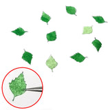 Maxbell 5 Pieces Simulation Leaves for Game Terrain Train Models Microlandscapes Style A