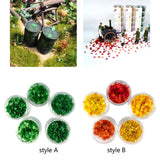 Maxbell 5 Pieces Simulation Leaves for Game Terrain Train Models Microlandscapes Style A