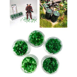 Maxbell 5 Pieces Simulation Leaves for Game Terrain Train Models Microlandscapes Style A