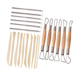 Maxbell 22Pcs Clay Tools Sculpting Easy to Use for Drawing Crafting Supplies Dotting