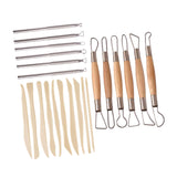 Maxbell 22Pcs Clay Tools Sculpting Easy to Use for Drawing Crafting Supplies Dotting