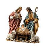 Maxbell Christmas Nativity Scene Figurine Jesus Collectible Figurine for Gift Office