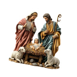 Maxbell Christmas Nativity Scene Figurine Jesus Collectible Figurine for Gift Office