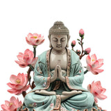 Maxbell Garden Buddha Yard Sign Bohemian Landscape Ornament for Pathway Walkway Yard