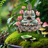 Maxbell Garden Buddha Yard Sign Bohemian Landscape Ornament for Pathway Walkway Yard