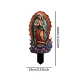 Maxbell Christmas Outdoor Virgin Statue Religious Portrait Decoration for Home Decor