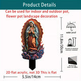 Maxbell Christmas Outdoor Virgin Statue Religious Portrait Decoration for Home Decor