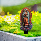 Maxbell Christmas Outdoor Virgin Statue Religious Portrait Decoration for Home Decor