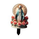Maxbell Blessed Mary Statue Stakes Landscape Xmas Decor for Farmhouse Backyard Patio