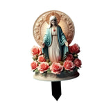 Maxbell Blessed Mary Statue Stakes Landscape Xmas Decor for Farmhouse Backyard Patio