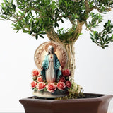 Maxbell Blessed Mary Statue Stakes Landscape Xmas Decor for Farmhouse Backyard Patio