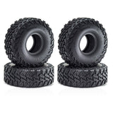 Maxbell 4 Pieces RC Tires Easy to Install Soft Climbing Car Tires for D261 D90 SCX10