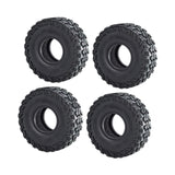 Maxbell 4 Pieces RC Tires Easy to Install Soft Climbing Car Tires for D261 D90 SCX10