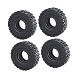 Maxbell 4 Pieces RC Tires Easy to Install Soft Climbing Car Tires for D261 D90 SCX10