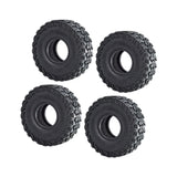 Maxbell 4 Pieces RC Tires Easy to Install Soft Climbing Car Tires for D261 D90 SCX10