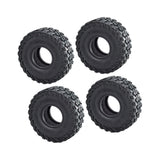 Maxbell 4 Pieces RC Tires Easy to Install Soft Climbing Car Tires for D261 D90 SCX10