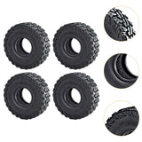 Maxbell 4 Pieces RC Tires Easy to Install Soft Climbing Car Tires for D261 D90 SCX10