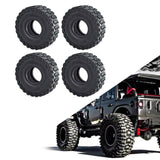 Maxbell 4 Pieces RC Tires Easy to Install Soft Climbing Car Tires for D261 D90 SCX10