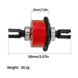 Maxbell 1:8 42T 15T RC Car Replacement Differential Upgrade for Enhances Performance Red