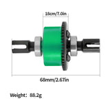 Maxbell 1:8 42T 15T RC Car Replacement Differential Upgrade for Enhances Performance Green