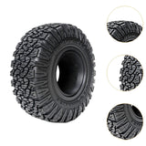 Maxbell 4 Pieces 1:10 RC Car Wheels and Tires Rubber Replace for SCX10 DIY Accessory
