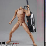 Maxbell 1/6 Scale Male Body Sturdy Collection Narrow Shoulder 12 inch Jointed Figure