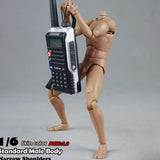 Maxbell 1/6 Scale Male Body Sturdy Collection Narrow Shoulder 12 inch Jointed Figure