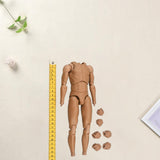 Maxbell 1/6 Scale Male Body Doll Lightweight Body Muscle for 12 inch Action Figure