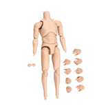 Maxbell 1:12 Scale Male Figure Body Flexible Mini Collection Human Body Sketch Model