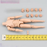Maxbell 1:12 Scale Male Figure Body Flexible Mini Collection Human Body Sketch Model