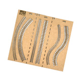 Maxbell Graffiti Stencil Card Drawing Tires Track Spray Paint for Fabric Wood Canvas Tire Pattern
