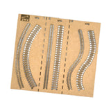Maxbell Graffiti Stencil Card Drawing Tires Track Spray Paint for Fabric Wood Canvas Tire Pattern